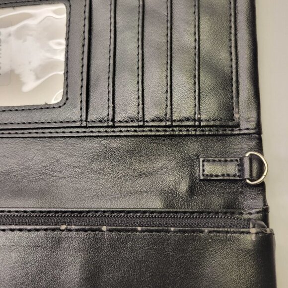 Crossbody Black Wallet Travel Holiday Wallet - Picture 7 of 14